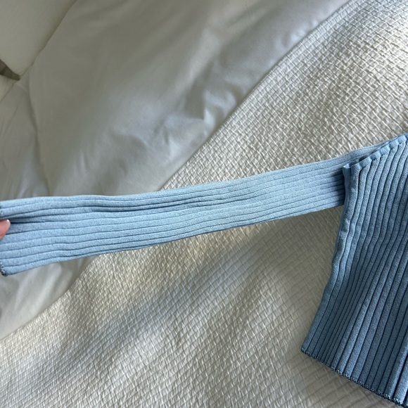 Zara Asymmetrical Knit Top - Picture 6 of 8